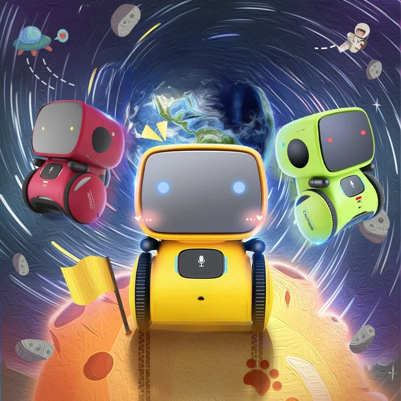 Toy Robot Voice Control Interactive Robot Cute Toy Smart Robot for Kids Dance Voice Command Touch