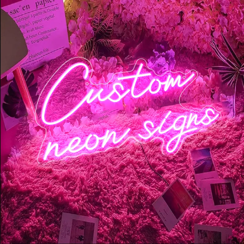 Custom Neon Light Led Neon Sign For Nails Hair Shop Name Wedding Bar Party Custom Neon Dropshipping