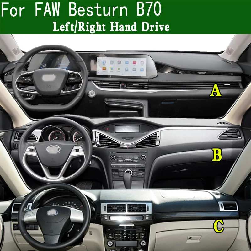For FAW Besturn B70 Car-Styling Dashmat Dashboard Cover Instrument Panel Insulation Sunscreen