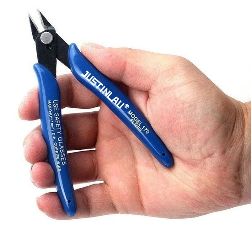 Diagonal Pliers Carbon Steel Pliers Electrical Wire Cable Cutters Cutting Side Snips Flush Pliers