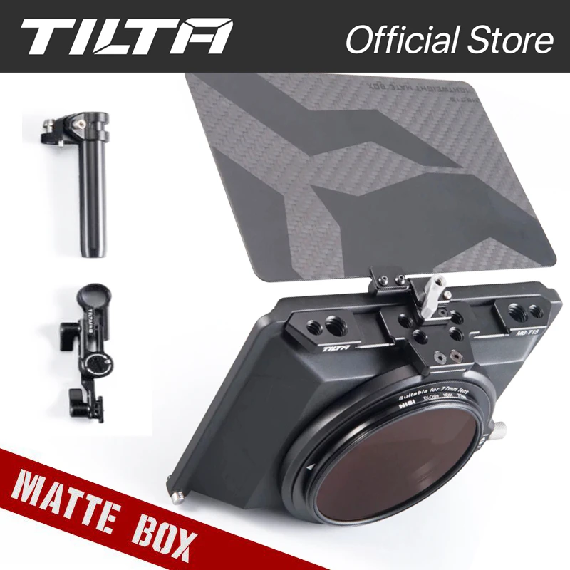 TILTA MB-T15 4*5.65 Mini Matte Box Carbon Fiber Top Flag For DSLR Mirrorless Camera for Sony fx30