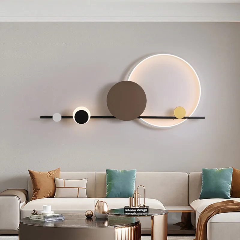 Home Art Deco LED Wall Lights 3000K Hotel Hall Parlor Dining Room Sconce Stairs Aisle Corridor