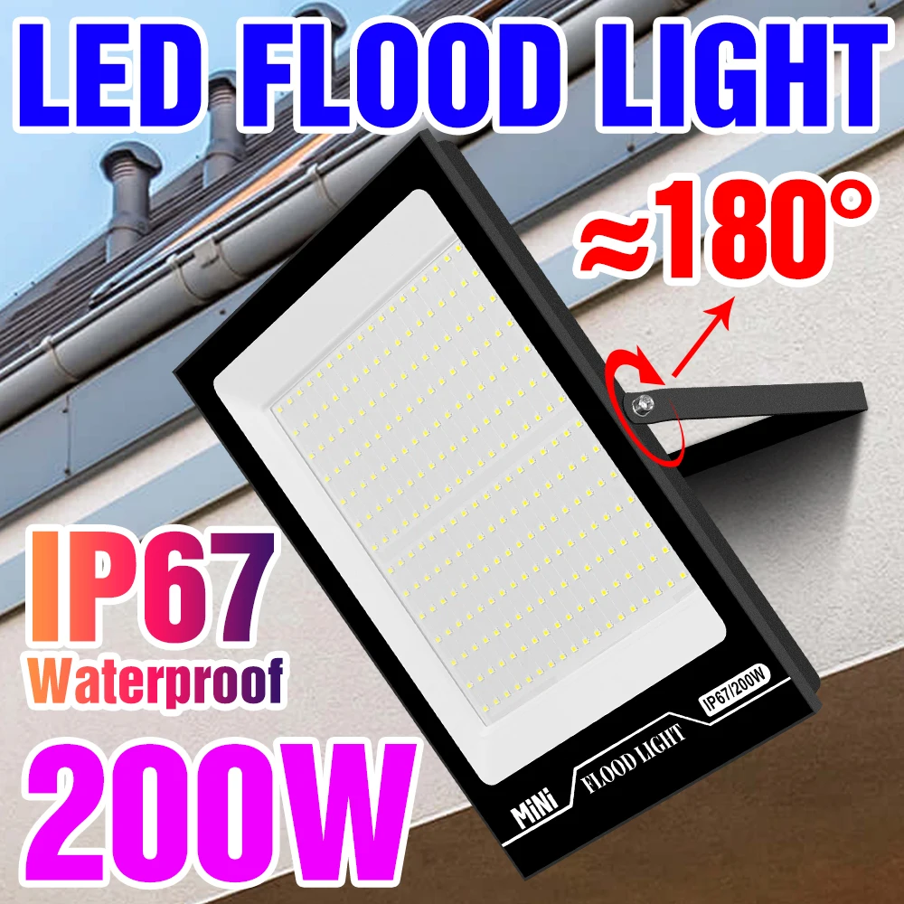 Outdoor Spotlight LED Flood Light 10W 20W 30W 50W 100W 150W 200W Reflector Floodlight Waterproof