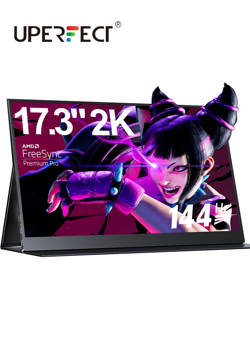 UPERFECT Portable 144hz 2K Monitor Usb-C Hdmi Compatible With Computers Laptops Phones Via Usb3.1