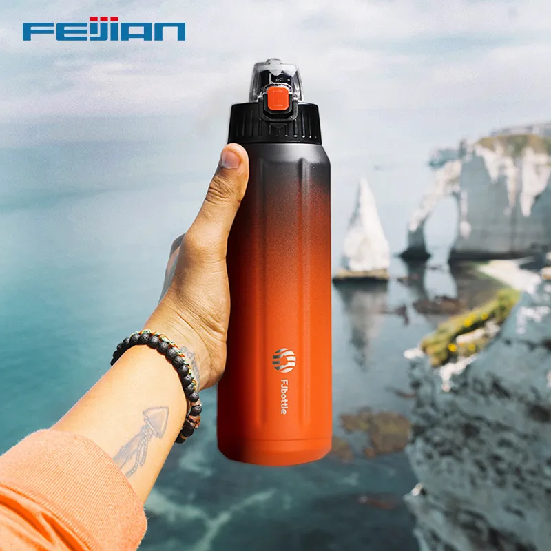 FEIJIAN Thermos Bottle 18/10 Stainless Steel Sports Water Bottle Keep Cold Bottle Vacuum Flasks Leak