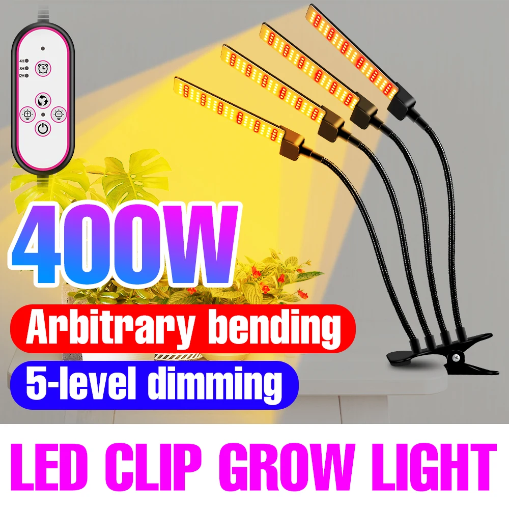 Full Spectrum Plant Light LED Flower Seeds Phytolamp For Plants Grow Light UK EU US Plug Indoor