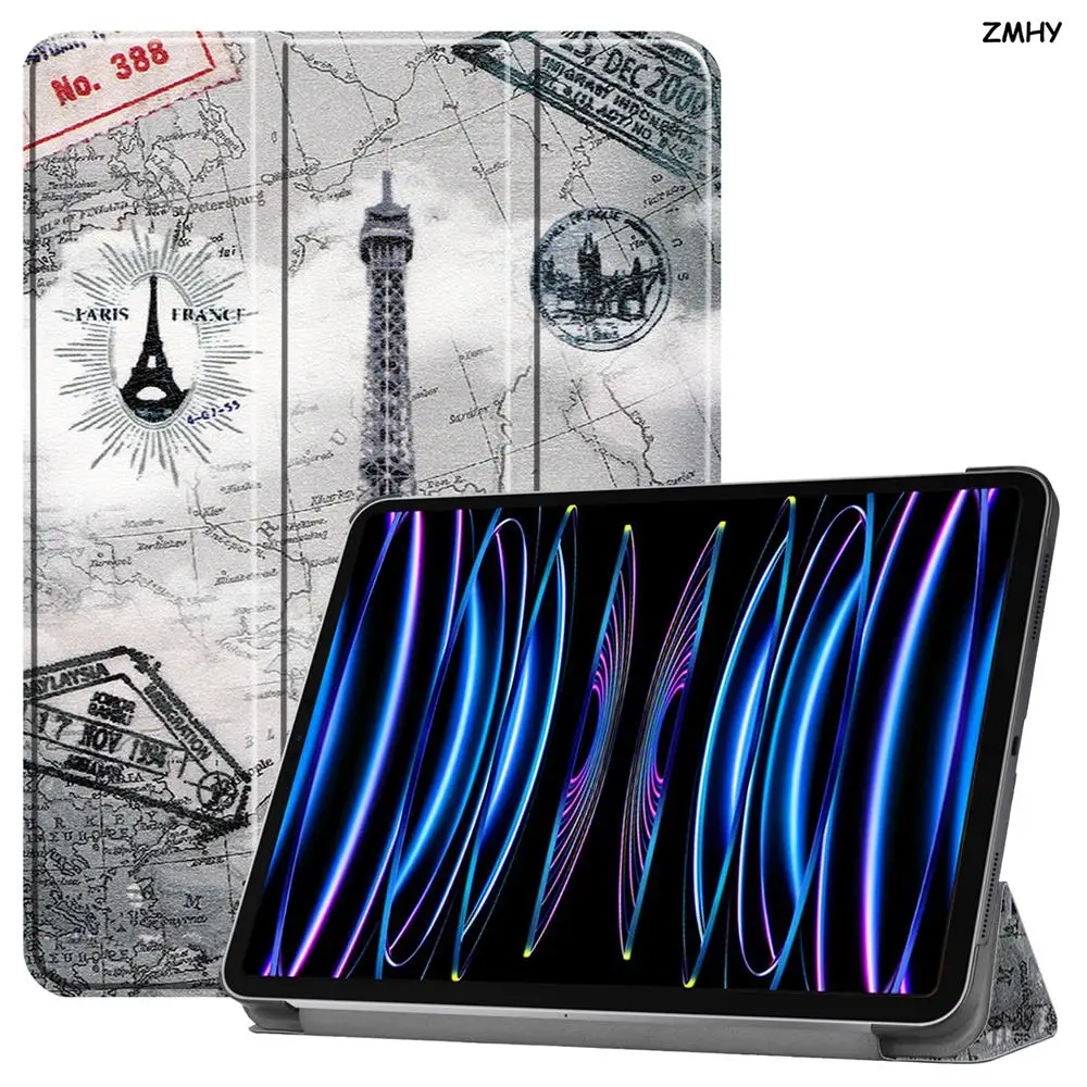 New Tablet Case for iPad 10 10.9 Case 2022 Leather Cover Auto-sleep/Wake Up Function Standing Angle