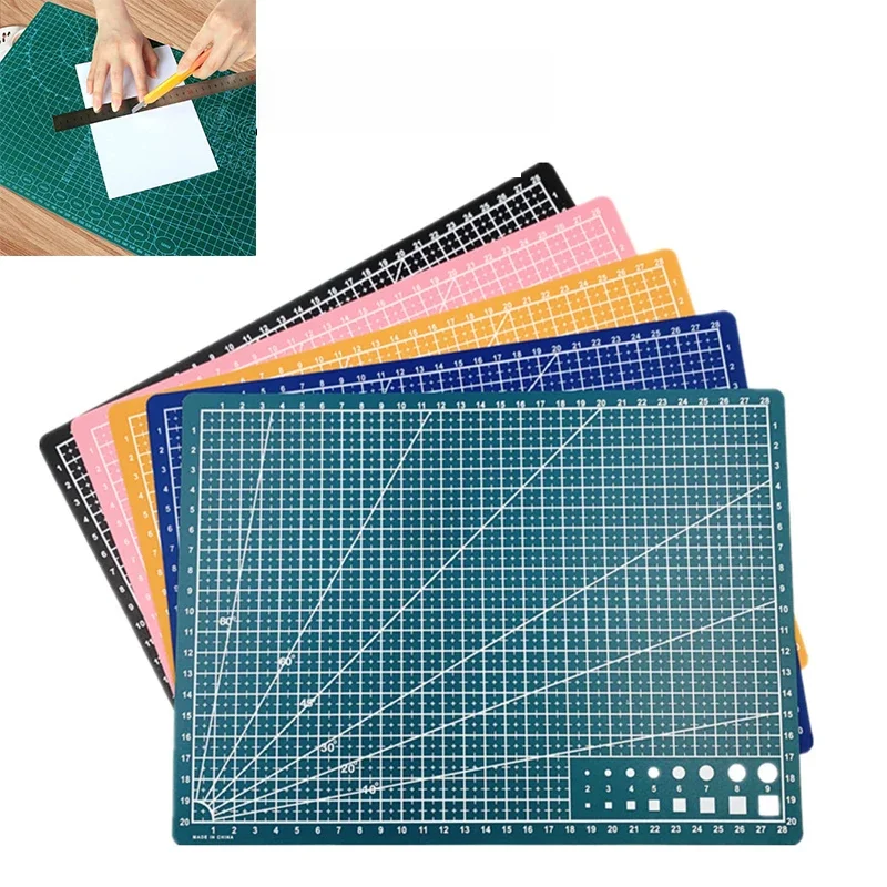 A3 A4 A5 PVC Cutting Mat Workbench Patchwork Cut Pad Sewing Manual DIY Knife Engraving Leather