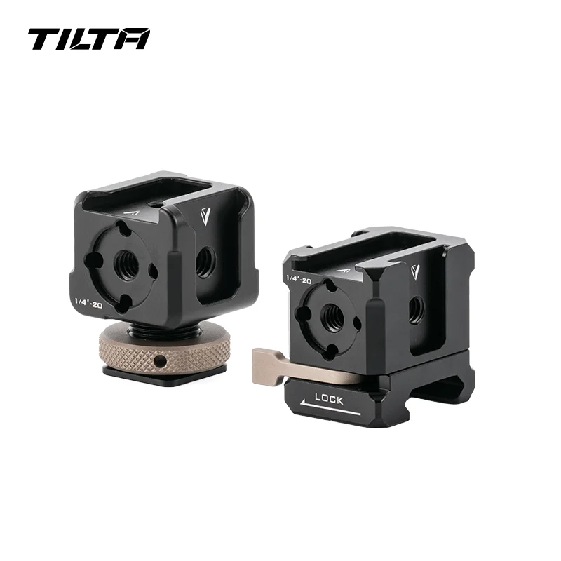 TILTA TA-NMB-B Multi-Functional NATO Mounting Brackets & Multi-Functional Cold Shoe Mounting Bracket
