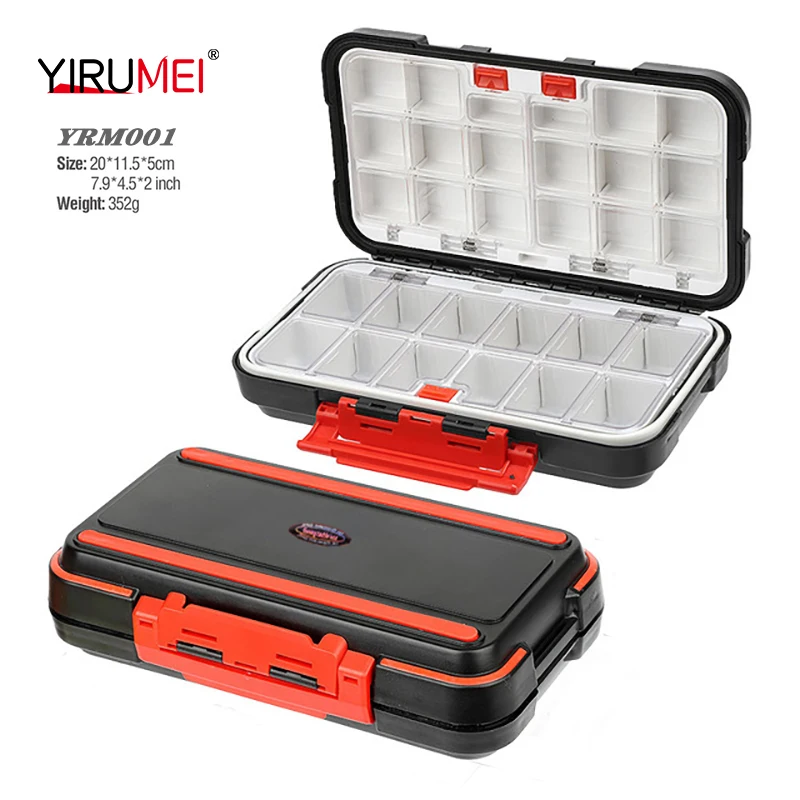 Waterproof Fishing Tackle Box Fishing Accessories Tool Storage Box Fish Hook Lure Fake Bait Boxes