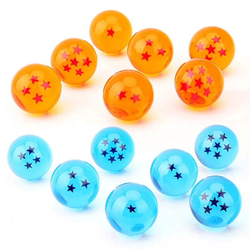 Anime Dragon Ball Z 7PCS/set 7 Stars Balls Figures Toys New In Box DragonBall Crystal PVC Collection