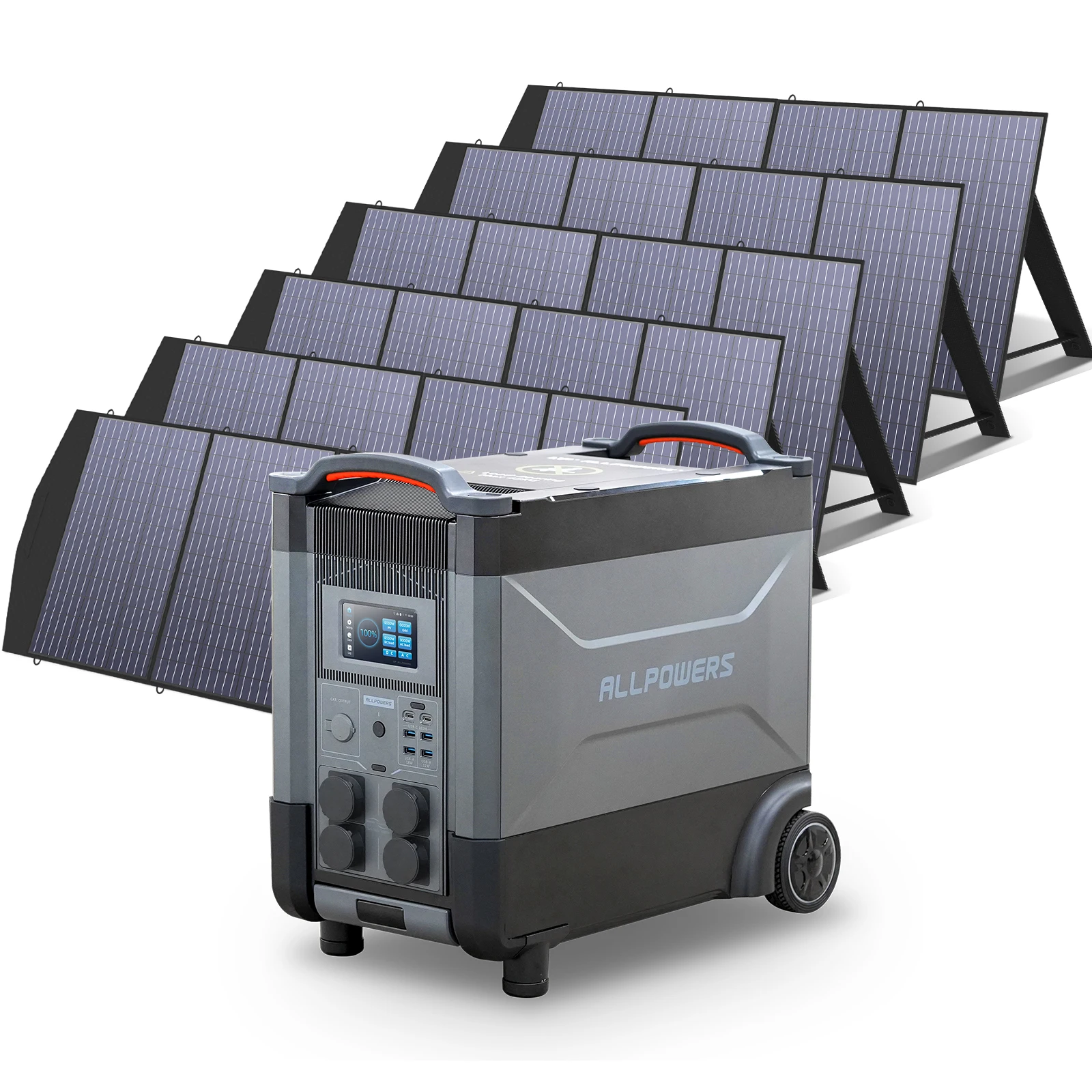 ALLPOWERS Power Station 110V / 230V Solargenerator mit Solarpanel(SP033)  3600Wh 4000W Expandable