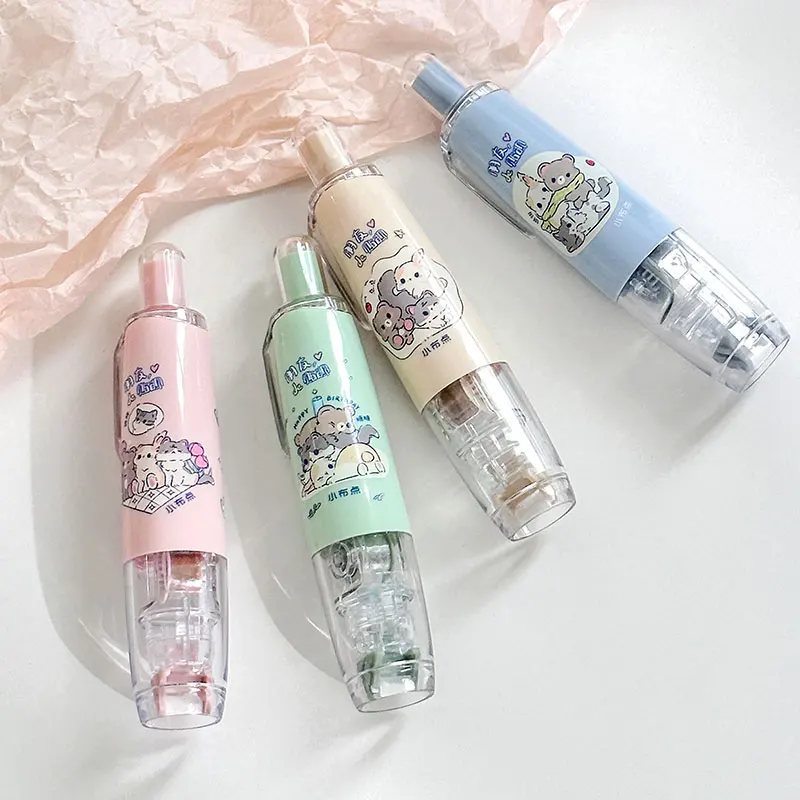 Press-On Cartoon Style Dot Glue Office Ledger Supplies Student Study Exam Stationery Multifunctional