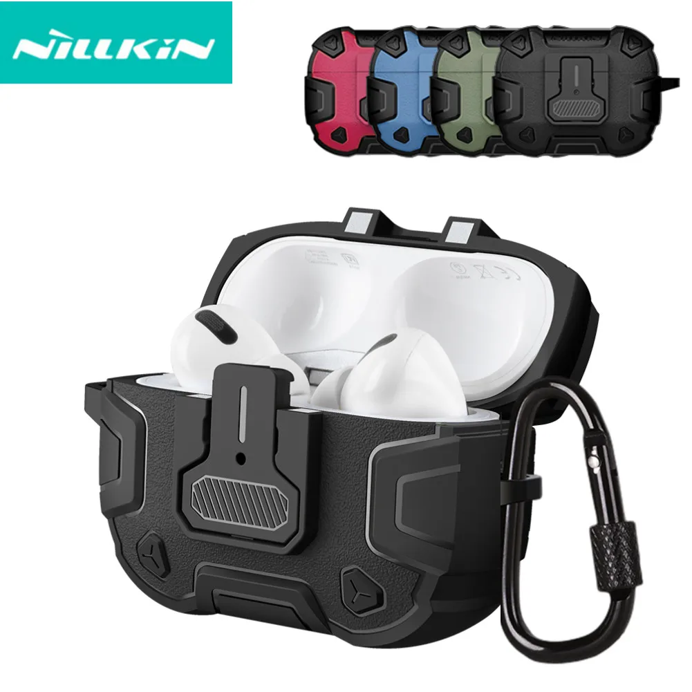 NILLKIN For AirPods Pro 2 Case Wireless Earphone Cover TPU+PC Switch Cover For Air Pods 3 Case With