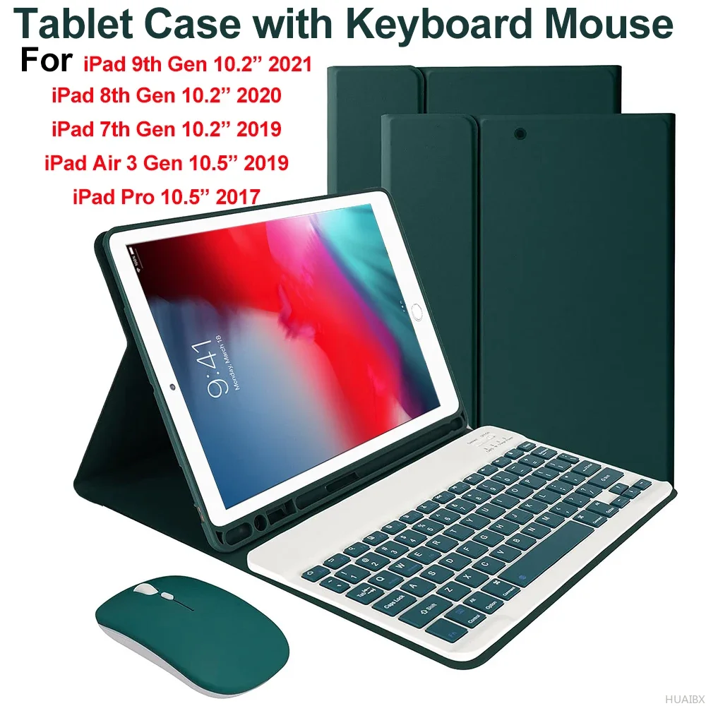Keyboard Case for IPad 9th 8th 7th Generation 10.2"  Tablet Cover for IPad 10.2 Inch/iPad Air