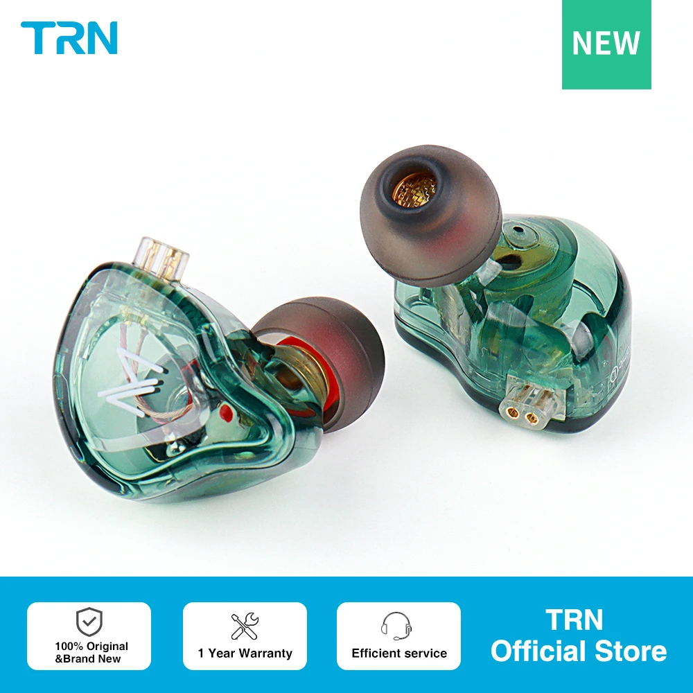 TRN MT1 In Ear Earphone Dynamic DJ Monitor IEM Earbud HIFI Sport Noise Cancelling Headsets TRN ST5