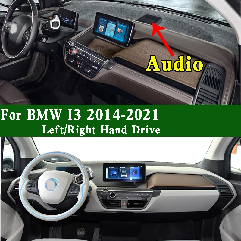 For BMW I3 60ah 94AH 120Ah I01 2014-2021 Dashmat Dashboard Cover Instrument Panel Sunscreen Pad Dash