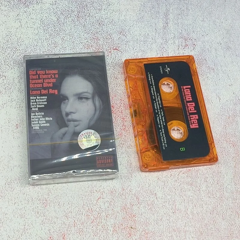 Lana Del Rey Music Tape Did you know that there's a tunnel under Ocean Blvd Album Cosplay Cassettes