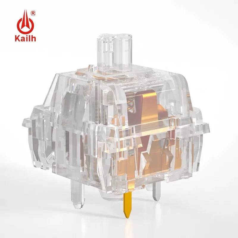 Kailh Clione Limacina Switch Linear Transparent Custom Mechanical Keyboard Spirit RGB 5 Pins 38g PC