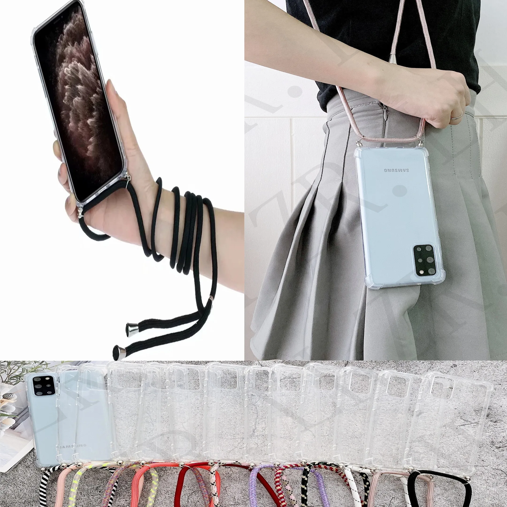 Transparent Soft TPU Phone Case For Samsung Galaxy A14 S23 S22 S24 ultra A54 A52 A33 A53 With