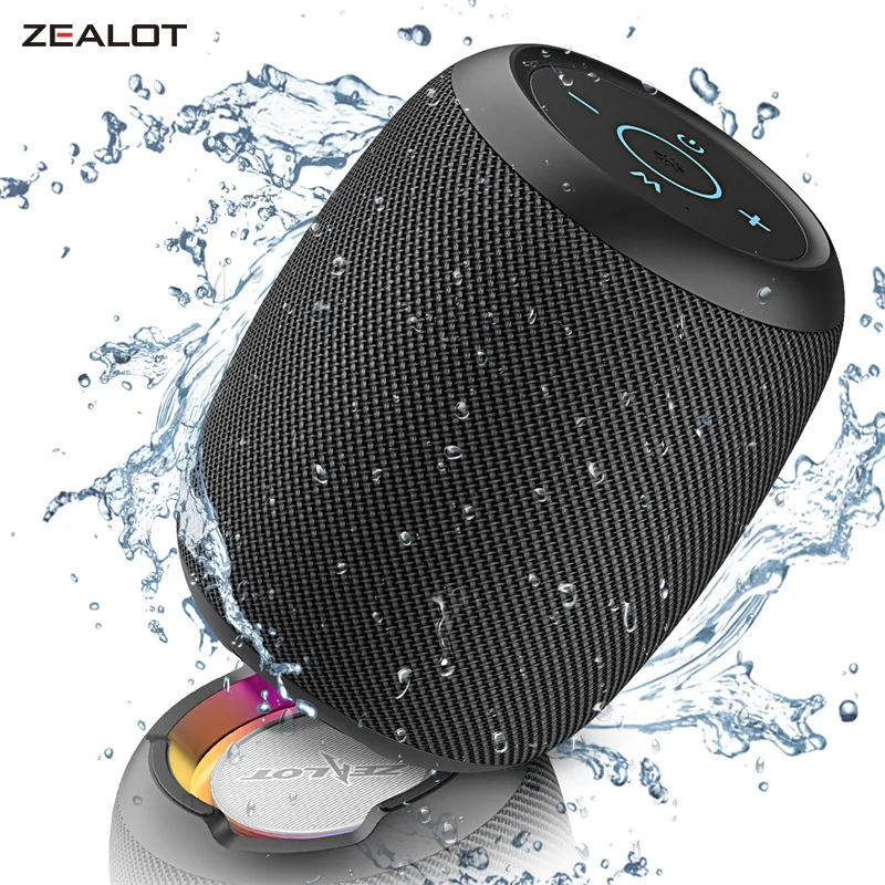 Zealot S53 Portable Wireless Speaker Bluetooth Column Waterproof 12 hours 20w super loud sound FM