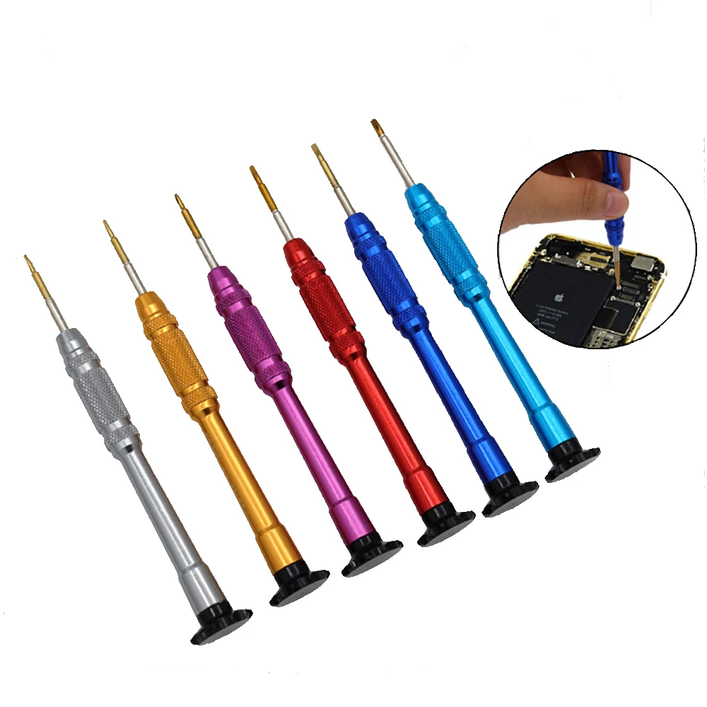1Pcs Precision Screwdriver T2/T4/T5/T6/Y/Cross/Slotted /Pentalobe / Hex for