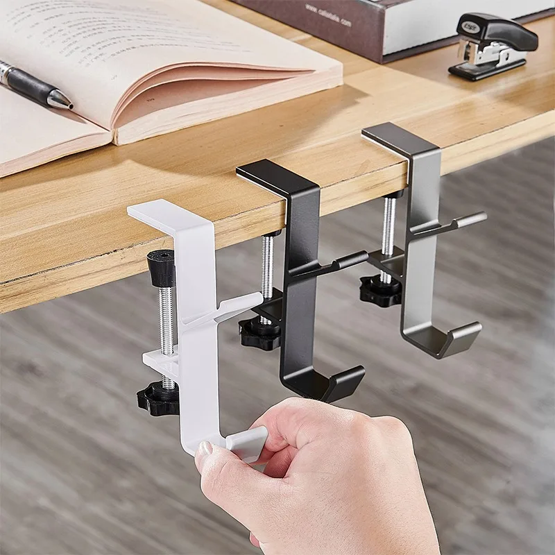 Bag Hanger Punch-free Table Side Hook Wall Hanging Racks Multi-functional Holder for Cloth Coat Keys