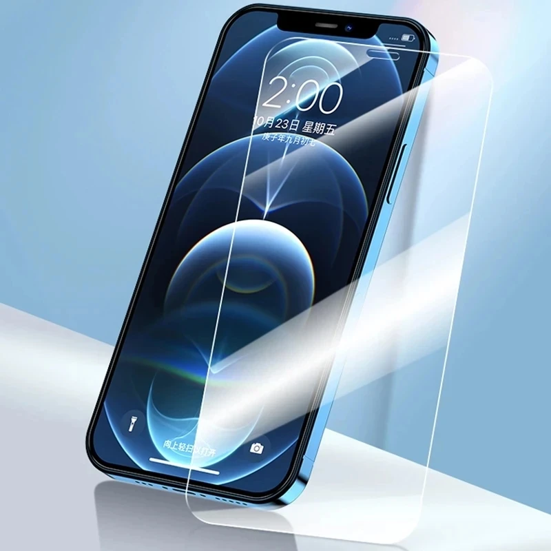 9H Tempered Glass Screen Protector For apple iPhone 15 14 13 12 Mini 11 Pro XS Max X XR 7 8 6 Plus