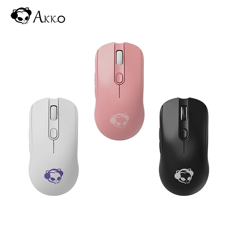 Akko AG325W Wireless Gaming Mouse 3 Programmable 800-1600DPI 500mAh Battery 2.4GHz/Bluetooth