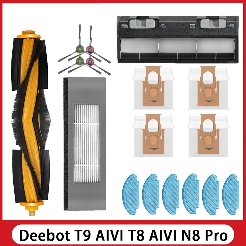 Accessory parts for Robot Vacuum Cleaner Ecovacs Deebot Ozmo T8 AIVI T8 Max T8 T8 T8 + Series/ T9