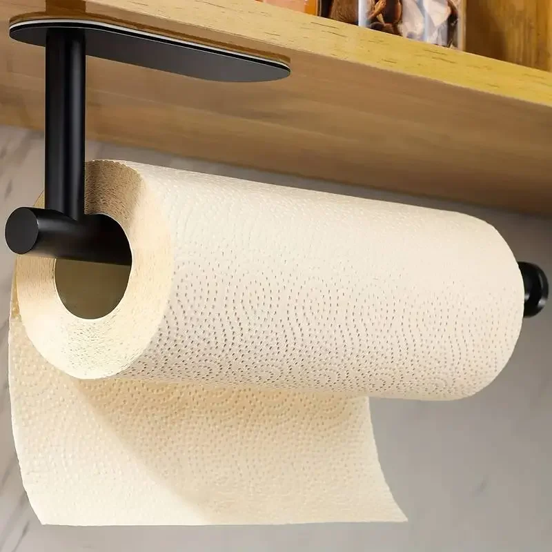 Self-Adhesive Under Cabinet Paper Towel Holders for Kitchen Paper Towels Available in Adhesive