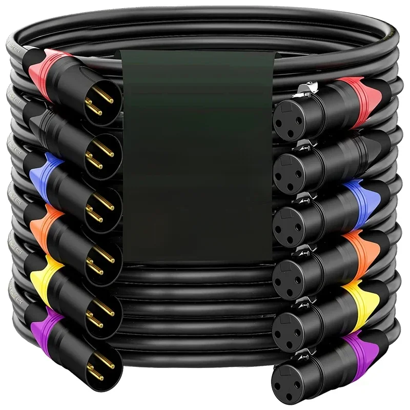 XLR Male to XLR Female Cable For Professional Recording Extension Line Balanced XLR Mixer Speaker