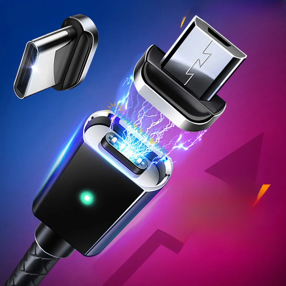 STONEGO Magnetic Cable fast charging Magnet Micro USB and Type C Cable Sync Data Phone Cables Quick