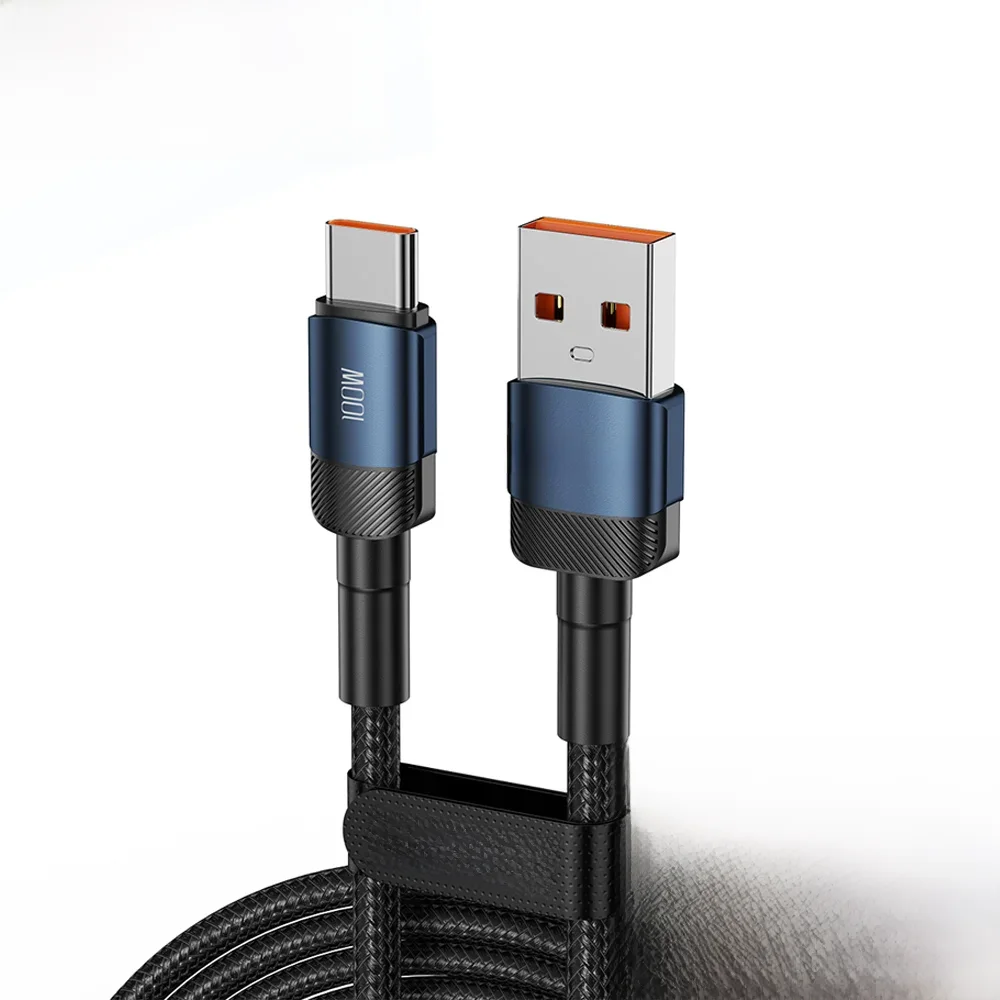 Toocki 6A USB To Type C Cable for Huawei Xiaomi PD 100W Fast Charging Charger USB C Data Cord Quick