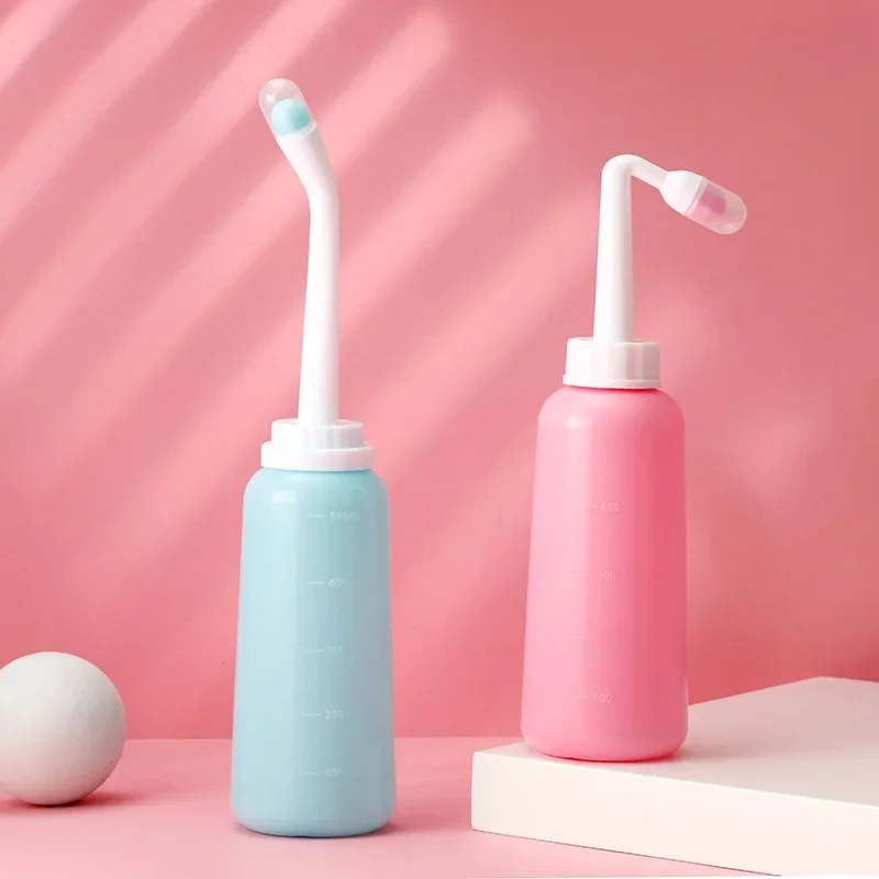 500ml Portable Bidet Spray Handheld Travel Bidet for Pregnant Women Baby Cleansing Water Washer