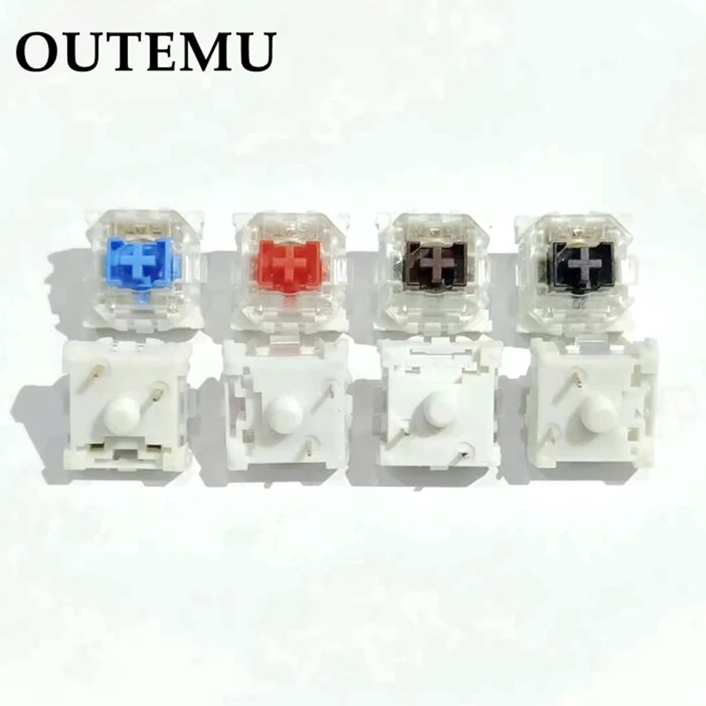 OUTEMU GTMX Low Profile Switch Black Red Blue Brown 3Pin Super Thin For Mechanical Keyboard Hot swap