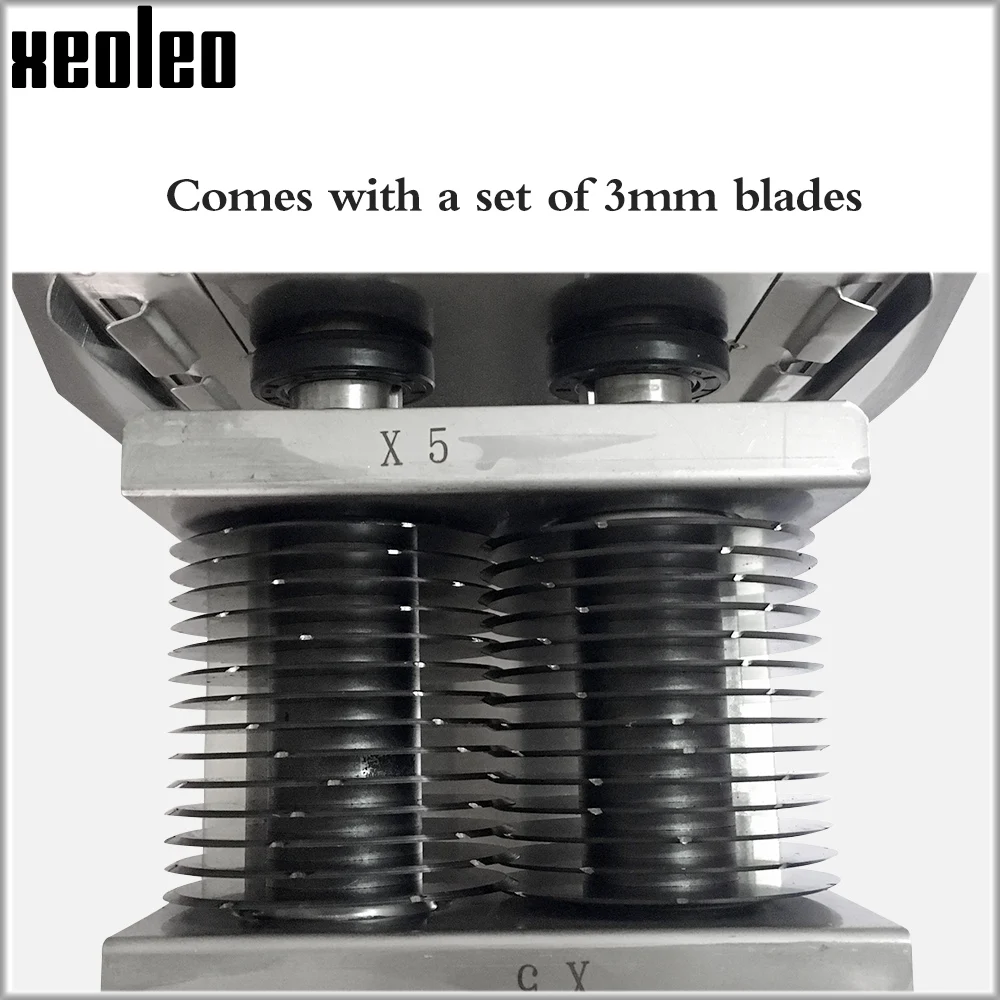 XEOLEO Commercial Meat slicer part QA250 Electric Meat Cutter blades  Stainless steel Chopper meat