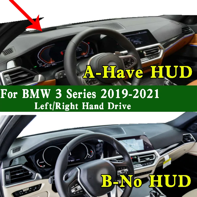 For BMW 3 Series Touring G21 G20 320 G81 2019-2021 Dashmat Dashboard Cover Instrument Panel