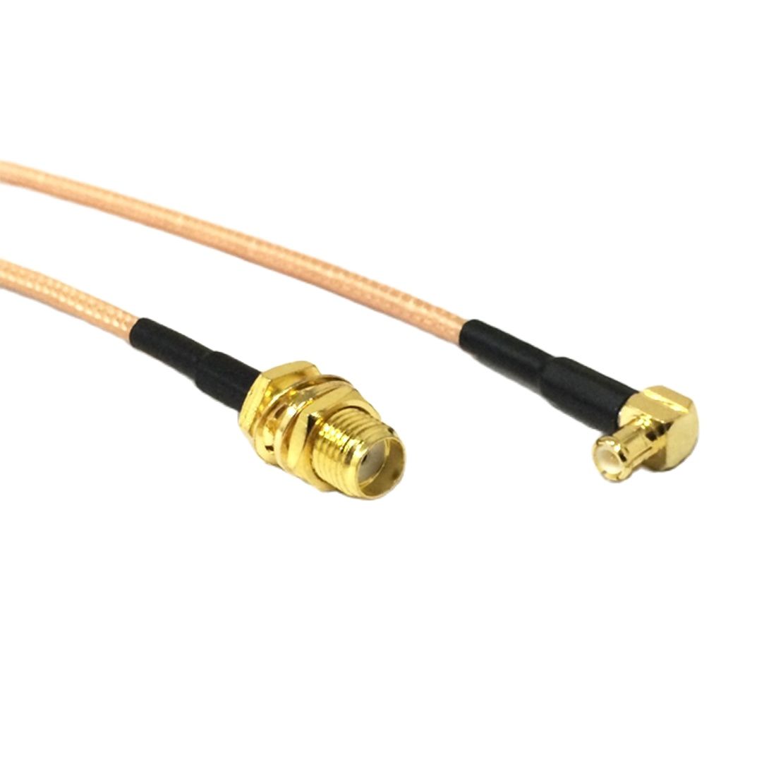 SMA Female Bulkhead To MCX Male Right Angle RF Cable Assembly RG174 RG178 RG316 10cm/30cm/50cm For Wireless Modem
