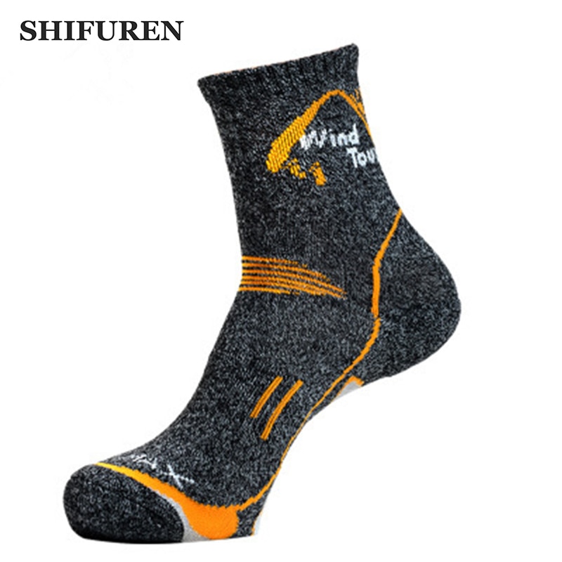 3Pairs Men's Coolmax Socks Men Outdoor Sock Hiking Quick-Drying sport socks Winter Thick Thermal for men women running trek