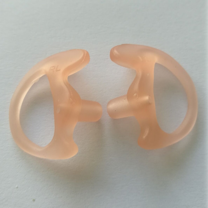 40X (20pairs left and right) Replacement Flesh Color Earmold For Surveillance Earphones SHIPPING FREE