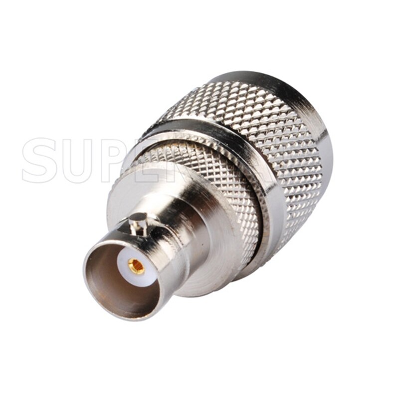 Superbat 5pcs N-BNC Adapter N Male to BNC Female Straight RF Cocaxial Adapter