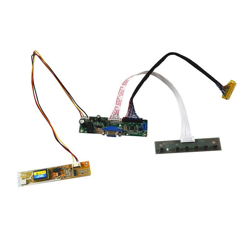 Free Shipping V.M70A VGA LCD LVDS Controller Board Kit For LQ164D1LD4A 16.4inch 1600x900 CCFL Panel