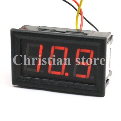 Red LED Display DC 0-30V Voltage Test Meter Voltmeter Gauge