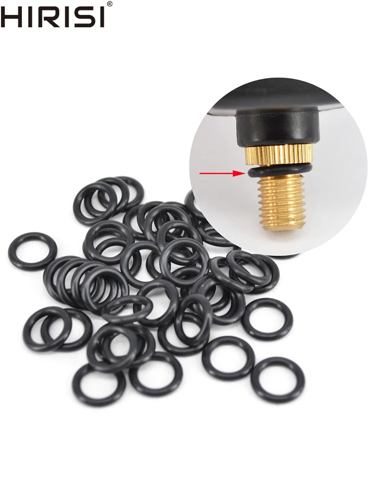50pcs Rubber O Rings Black For Fishing Bite Alarms, Rod Pods, Bars
