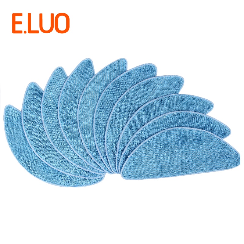 Replacement Vacuum Cleaner Accessories 10pcs Mop Cloth for ILIFE V3 V3s V5 V5s V5s Pro Robot Vacuum Cleaner