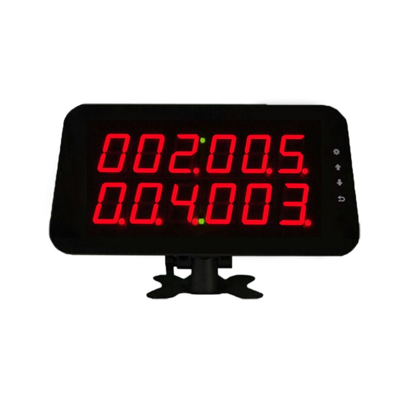 wireless queuing pager system waiter call 433.92mhz touch screen wireless calling receiver for restaurant service
