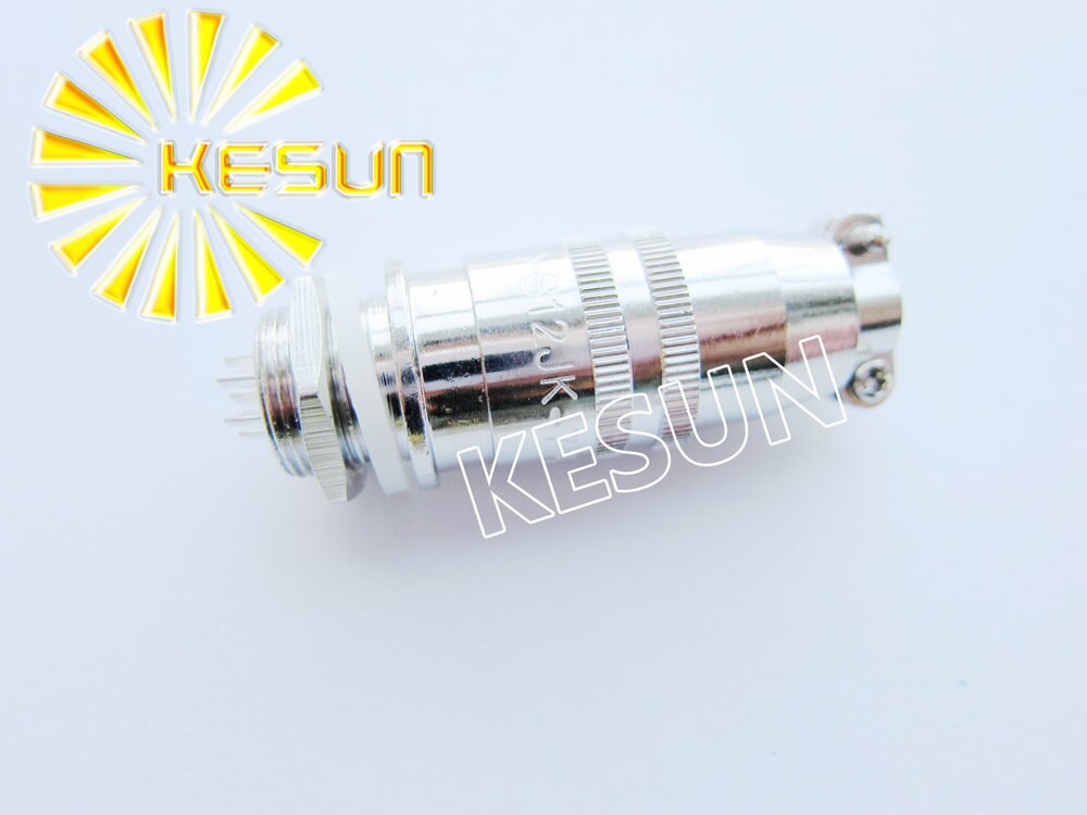 10pair XS12-7 XS12 7Pin Male&Female circular connector XS12 Aviation plug interface XS12JK-7P/Y