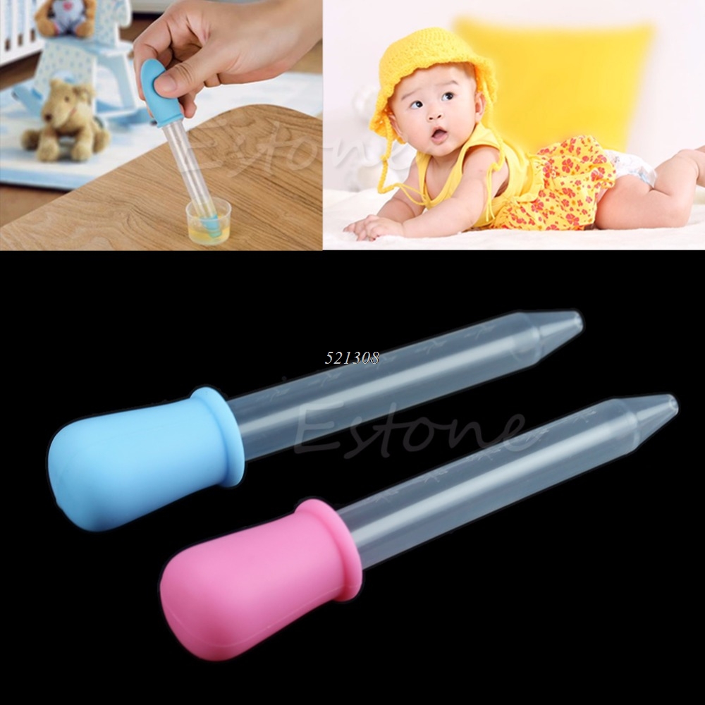 2017 Clear Plastic Baby&Kids Feeding Medicine 5mL Liquid Eye Ear Dropper Pipette MAR3_30