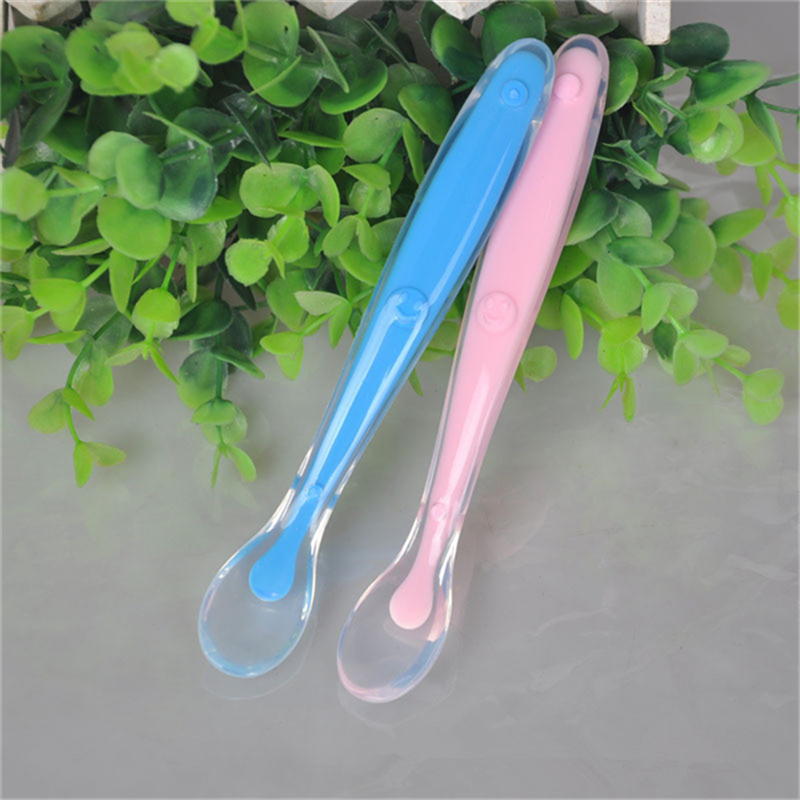 Tableware Baby Spoon Fork Set Utensil Safety Tableware Infant Solid Feeding Flatware For Baby Feeding Spoon Safety Spoon 893417